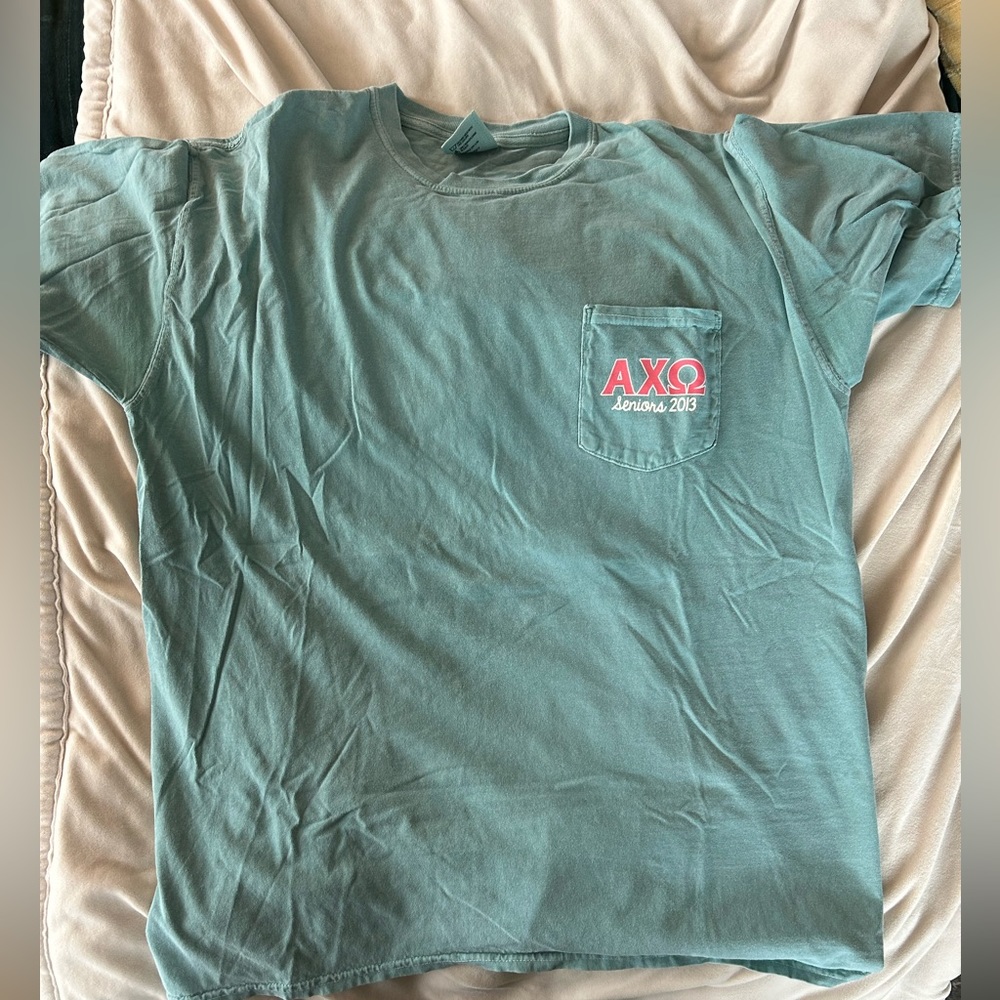Comfort Colors Alpha Chi Omega Seniors 2013 Sorority Shirt